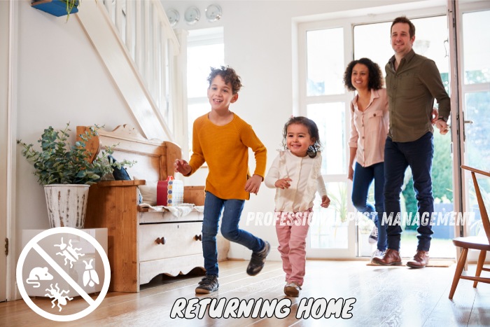 Chennai's Professional Pest Management And Allied Services Pvt. Ltd provides tips on ensuring your home remains pest-free upon returning from travel, safeguarding your family's comfort and safety