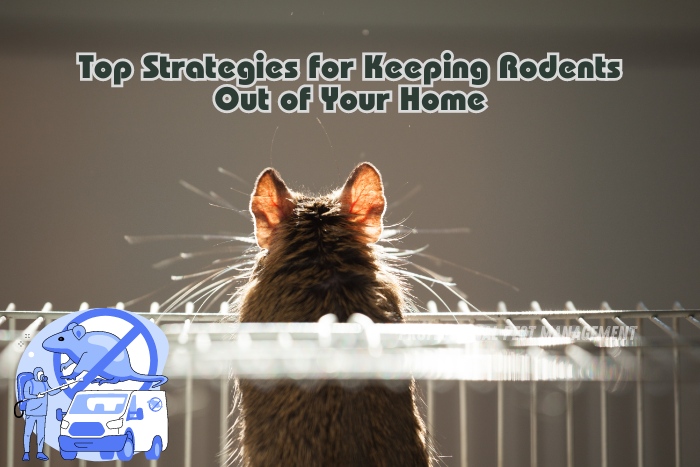 Professional Pest Management And Allied Services Pvt. Ltd. shares top strategies for keeping rodents out of your home. The image shows a rodent inside a cage, with its back facing the viewer, symbolizing the need for effective pest control measures. Homeowners in Chennai can rely on these strategies to protect their homes from rodent invasions and maintain a pest-free environment